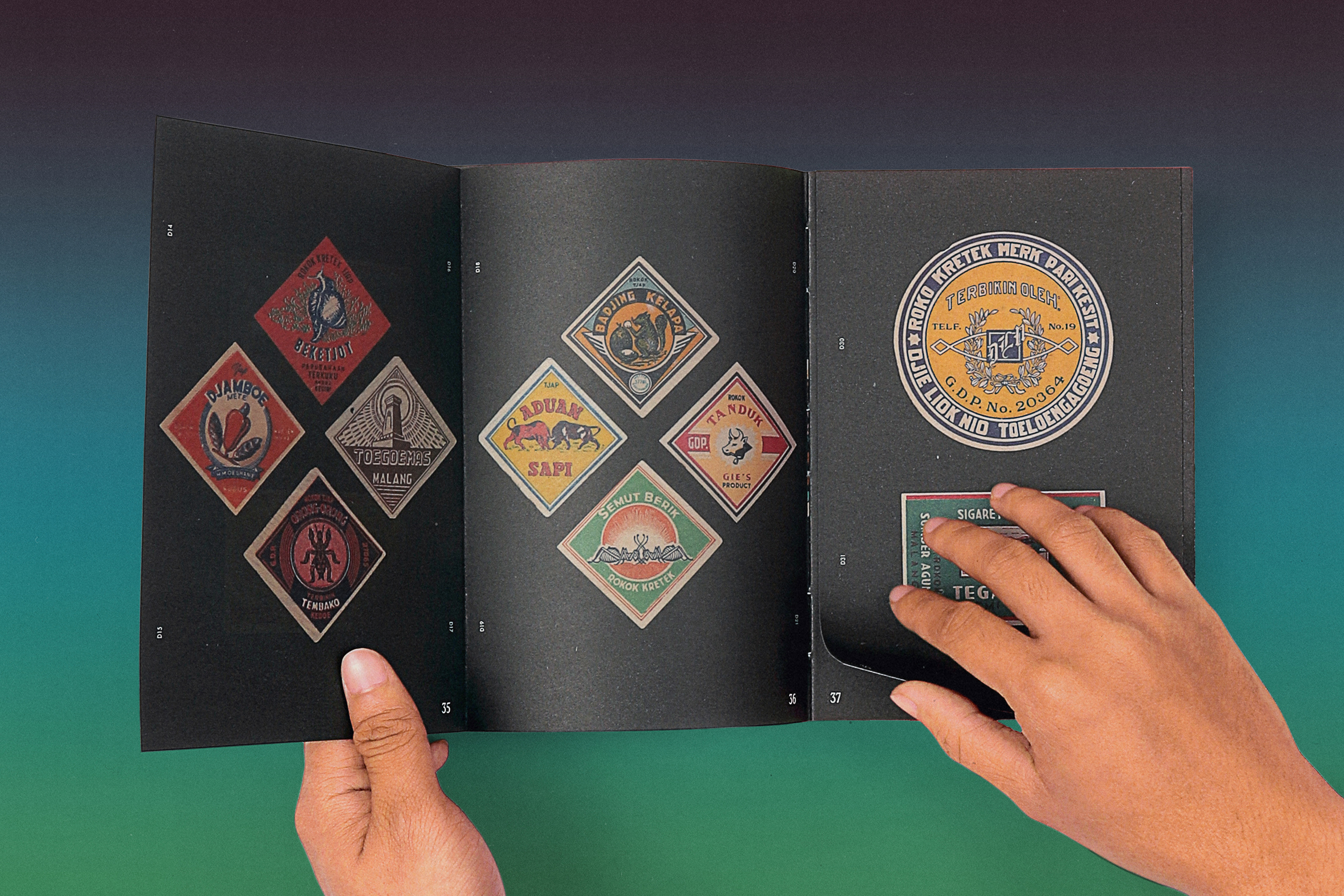 Grafis Nusantara Vol. 01: Koleksi Label dan Stiker