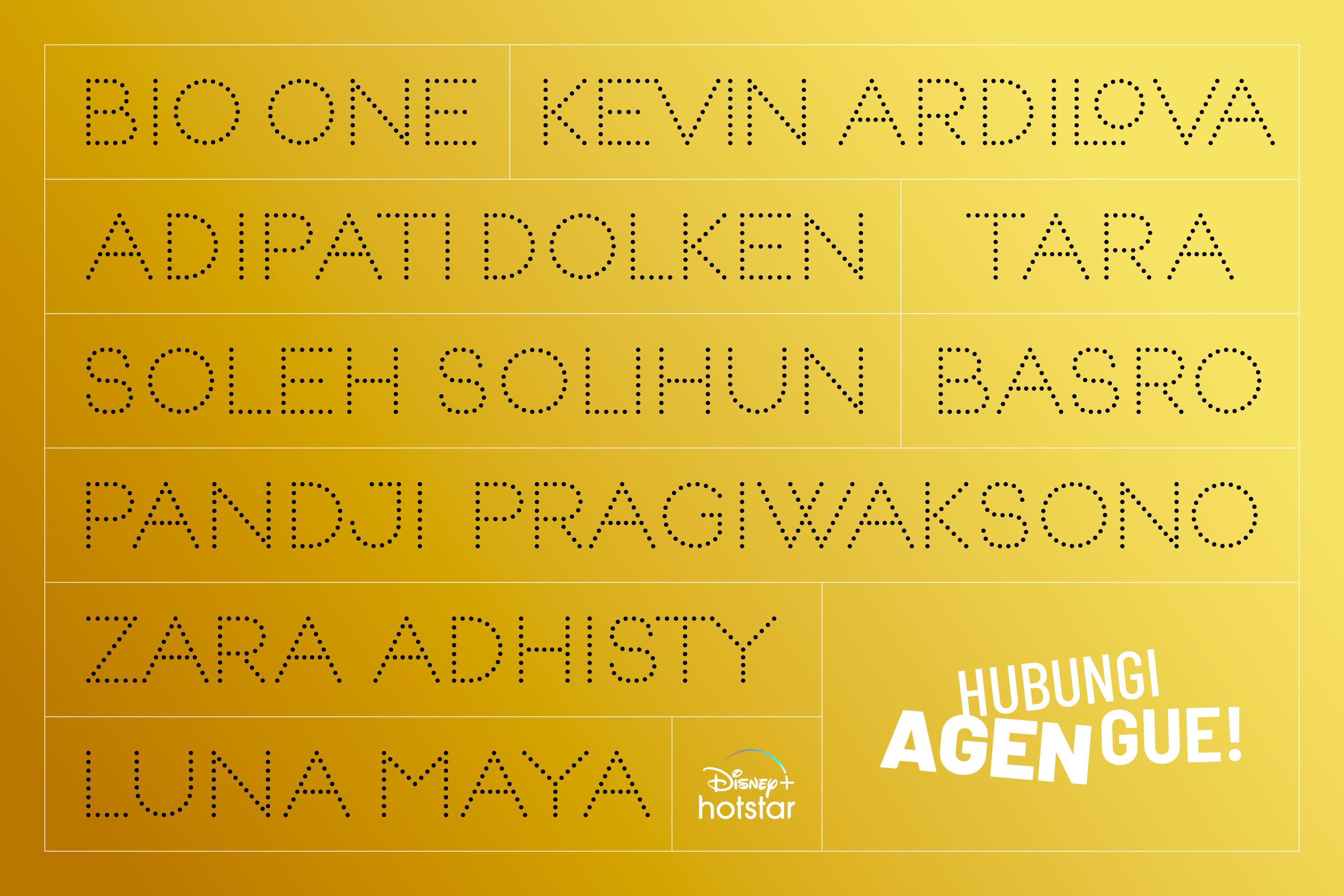 Hubungi Agen Gue!